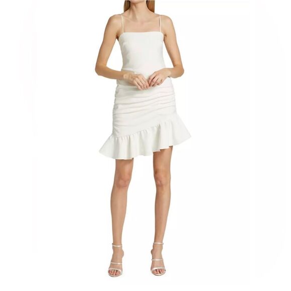 Cinq  a Sept Lilith Ruched Minidress size 10 - Picture 1 of 12